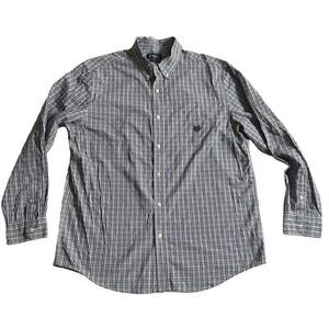 CHAPS Easy Care Button Front Shirt size XL